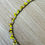 Thumbnail: Citron Yellow Green Droplet Necklace For Summer Beach Days