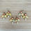 Thumbnail: Raspberry Shimmer Art Deco Palm Earrings 