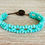 Thumbnail: Woven Friendship Link Crystal Bracelet In Caribbean Aqua