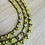 Thumbnail: Citron Yellow Green Droplet Necklace For Summer Beach Days