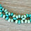 Thumbnail: Woven Friendship Link Crystal Bracelet In Aqua