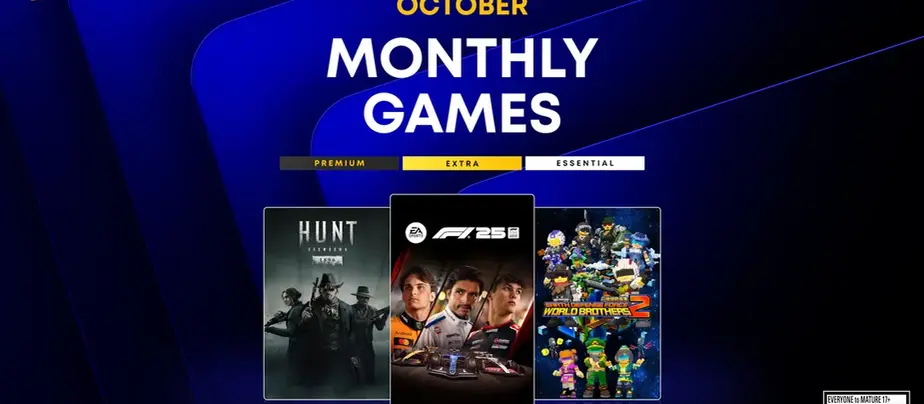 PlayStation Plus October 2026 Games Revealed: F1 25, Hunt: Showdown 1896 & More