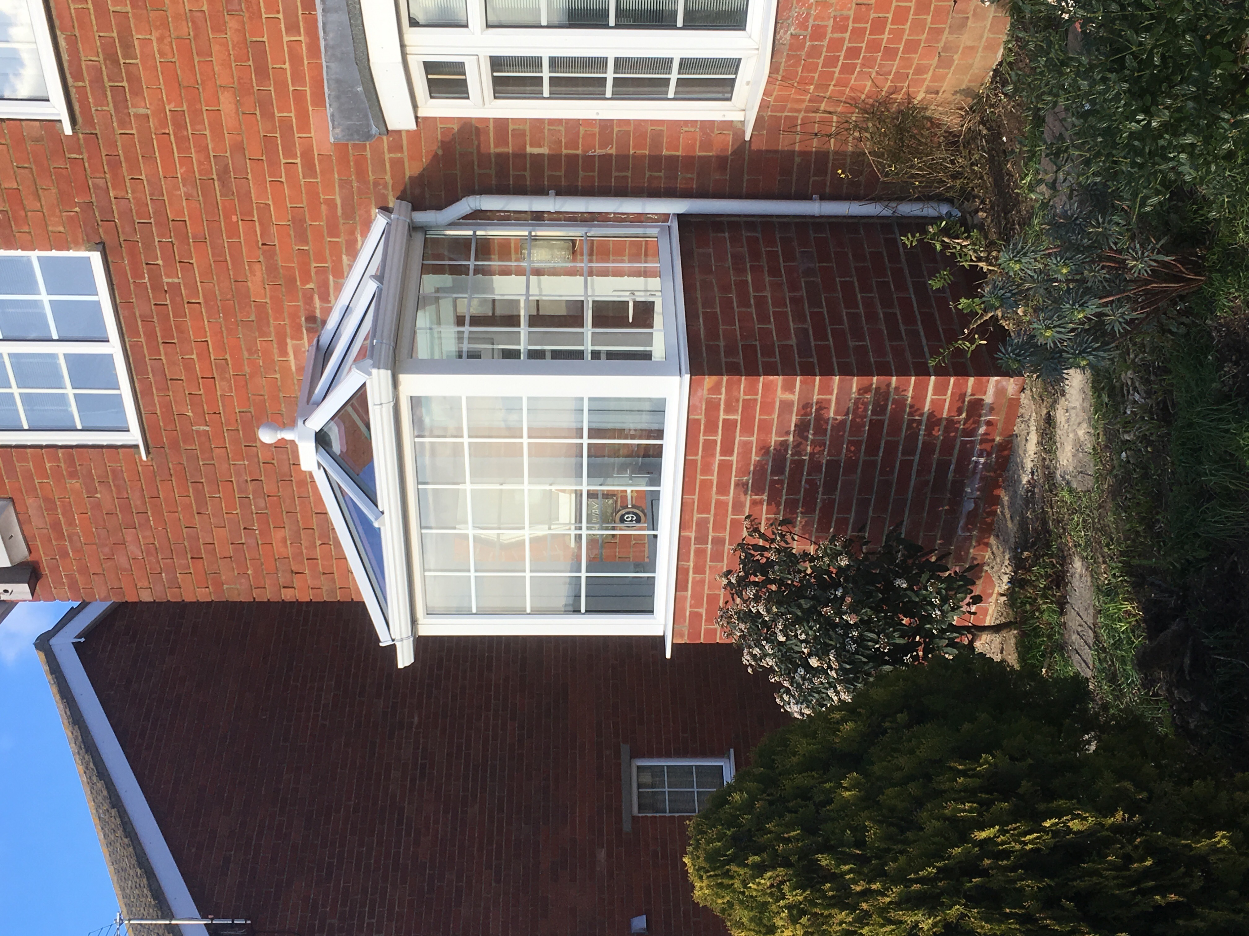 uPVC Porch & Brickwork