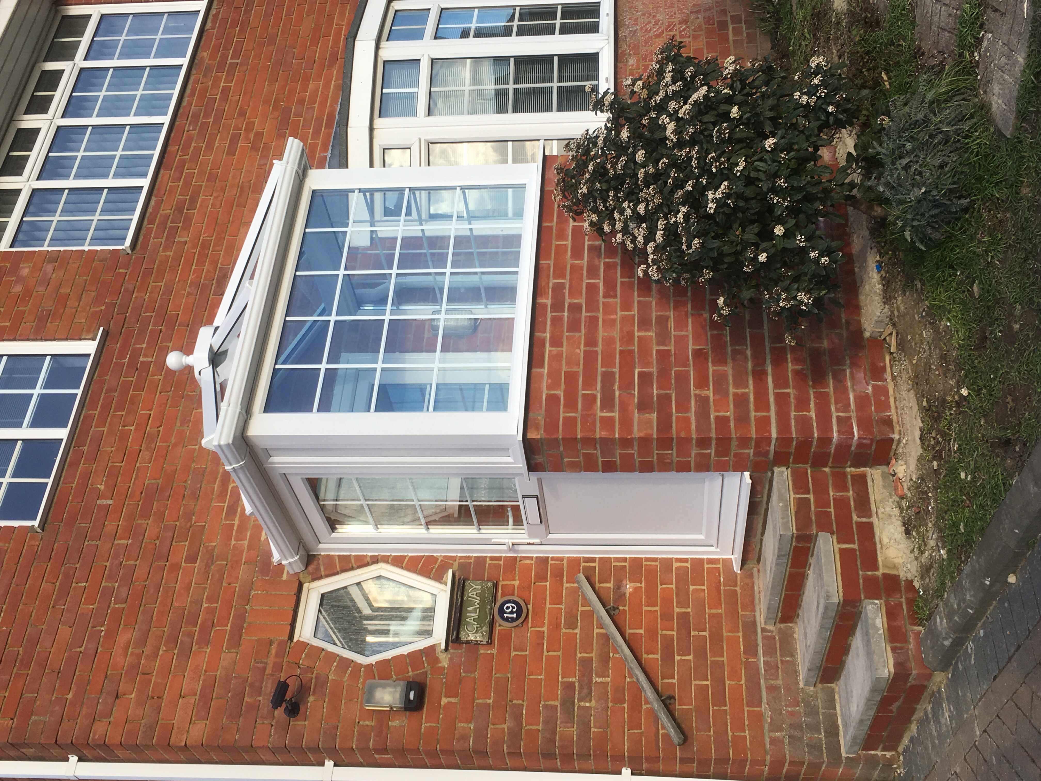 uPVC Porch & Brickwork