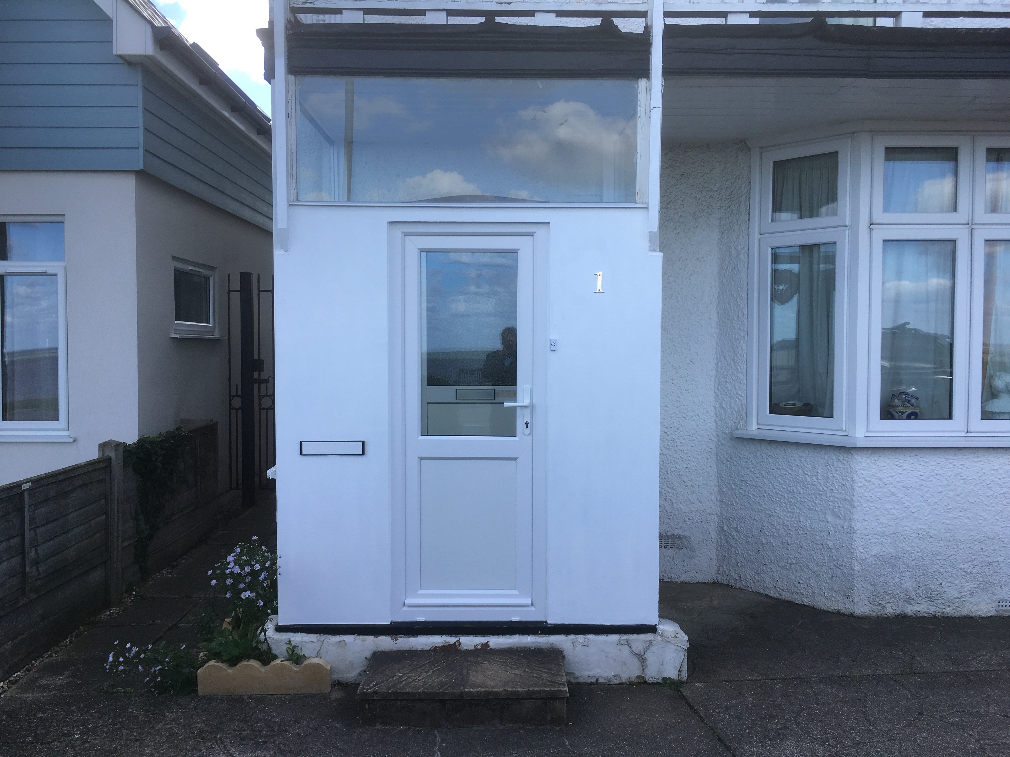 Custom Porch and Front Door Install