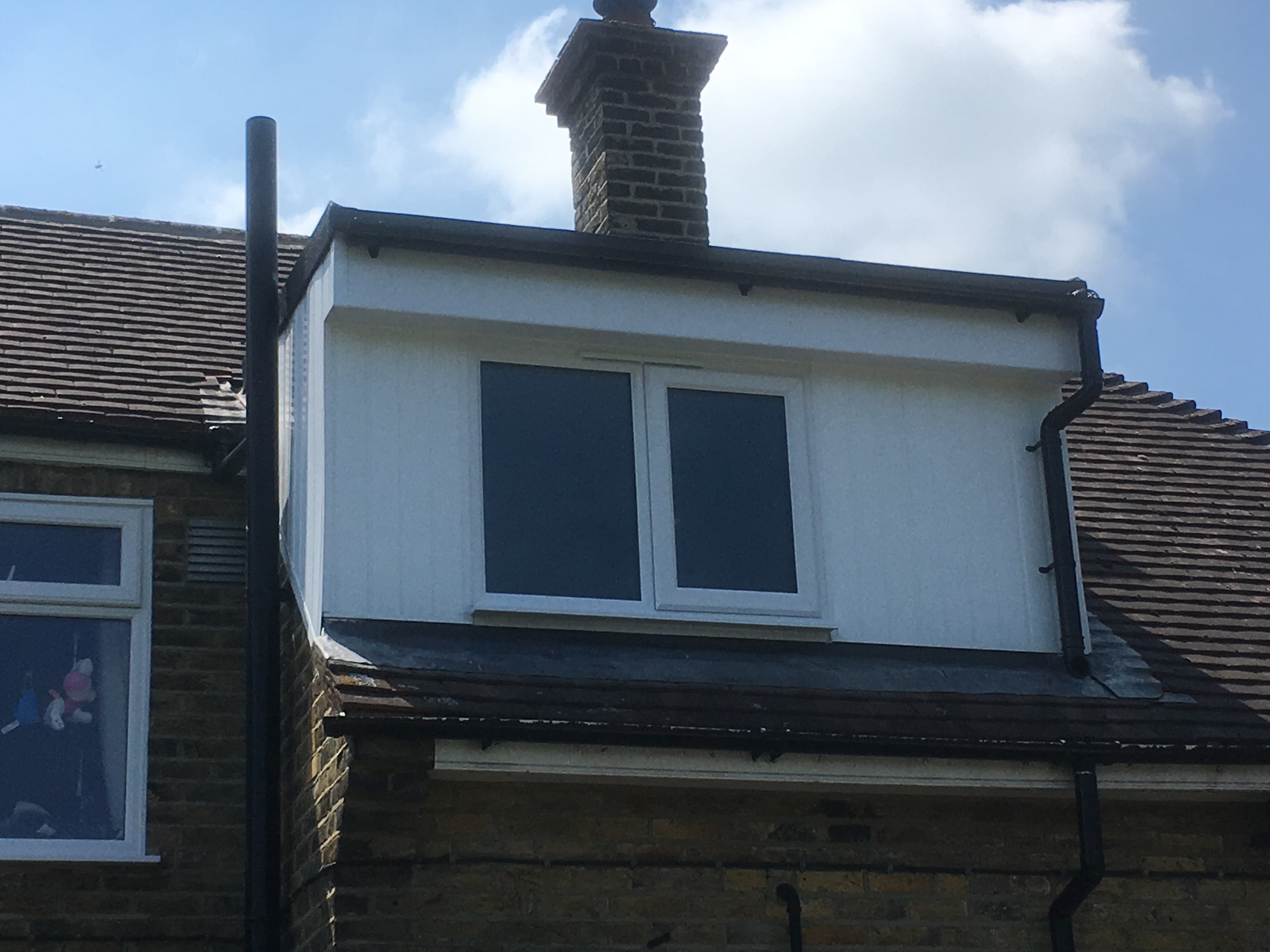Flat Roof, New Window and Cladding