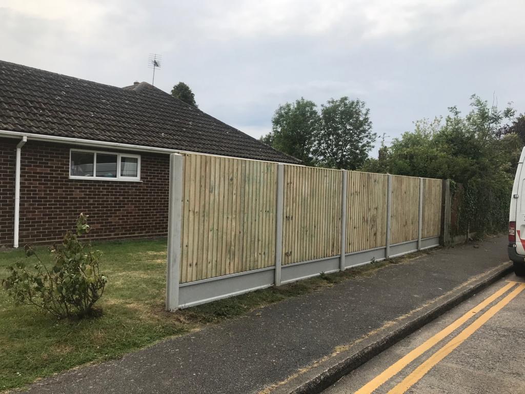 Close Board Fence Installation