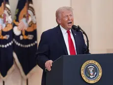 U.S. President Donald Trump seen at the White House on April 1, 2026