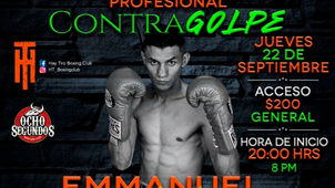 REGRESA EMMANUEL “VENENO” DOMÍNGUEZ DENTRO DE LA FUNCIÓN “CONTRAGOLPE”