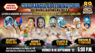 LUCHA DE APUESTAS PARA EL 89 ANIVERSARIO DEL CMLL