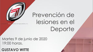ASOCIACIÓN DE RUGBY INVITA A PONENCIA SOBRE COMO EVITAR LESIONES DEPORTIVAS