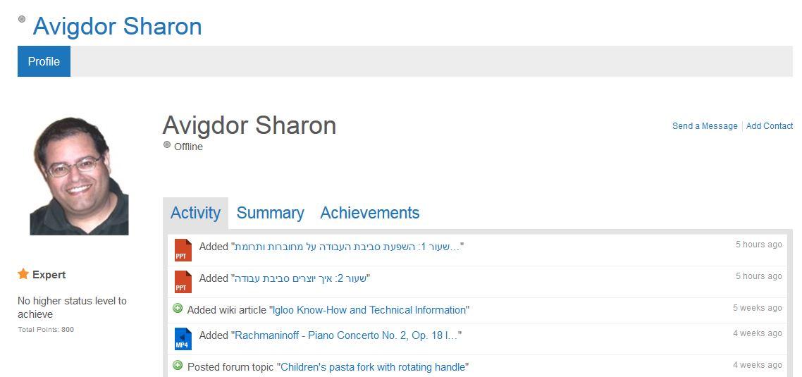 personal profile