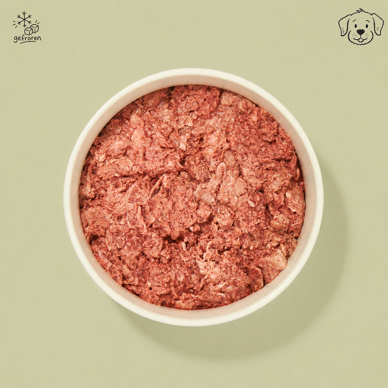 Haustierkost BARF Komfort PLUS Kaninchen 500 g – gewolfter BARF-Mix für Hunde