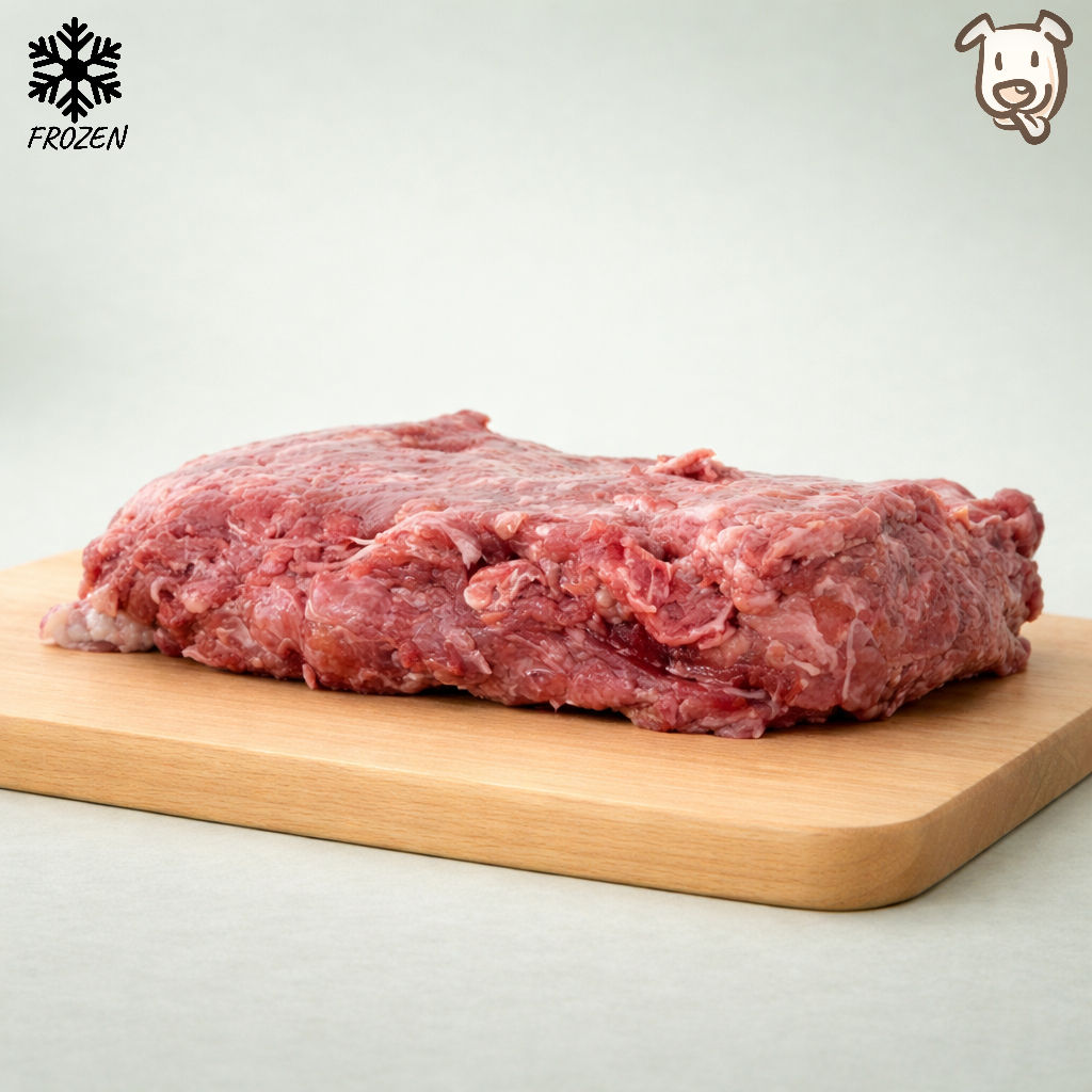 BIO Rinder-Mix 500 g (Hitzegrad) – gewolfter TK-BARF-Fleischmix für Hunde