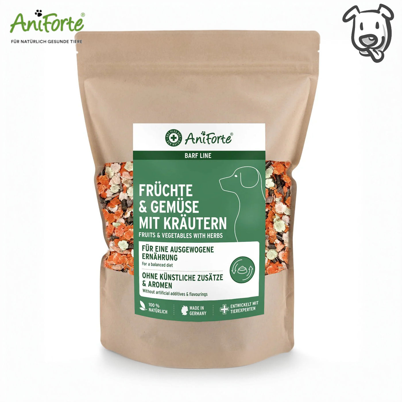 Früchte & Gemüse mit Kräutern • AniForte