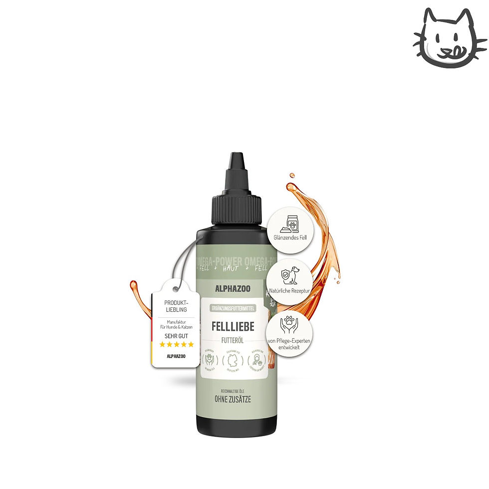 Fellliebe · Futteröl · für Katzen · 100 ml · alphazoo
