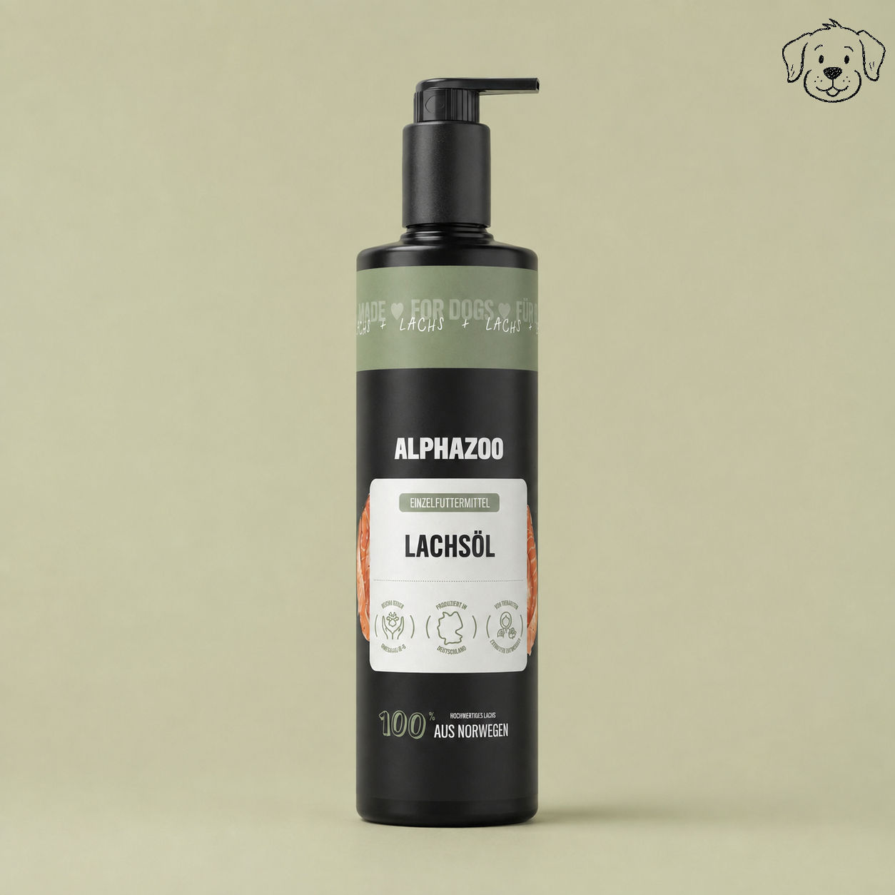 Lachsöl · für Hunde · 250 ml · alphazoo