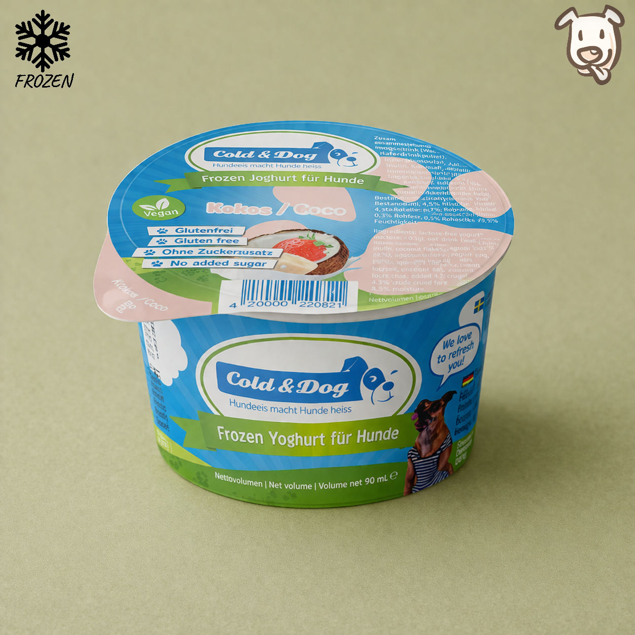 Hundeeis · Coco Bello · 90 ml · Cold & Dog