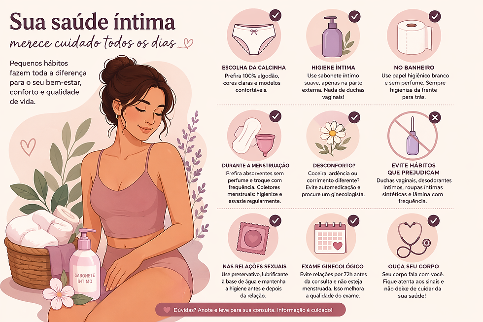 Cuidados com a saúde íntima