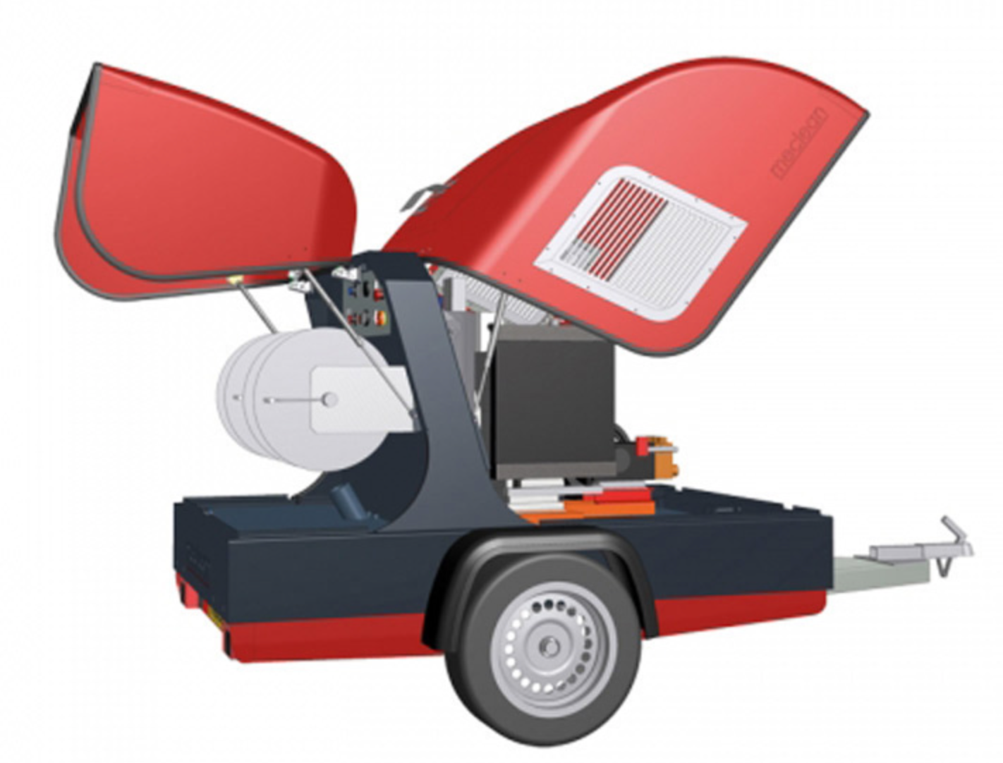 Meclean Trailjet Pressure Washing Trailer
