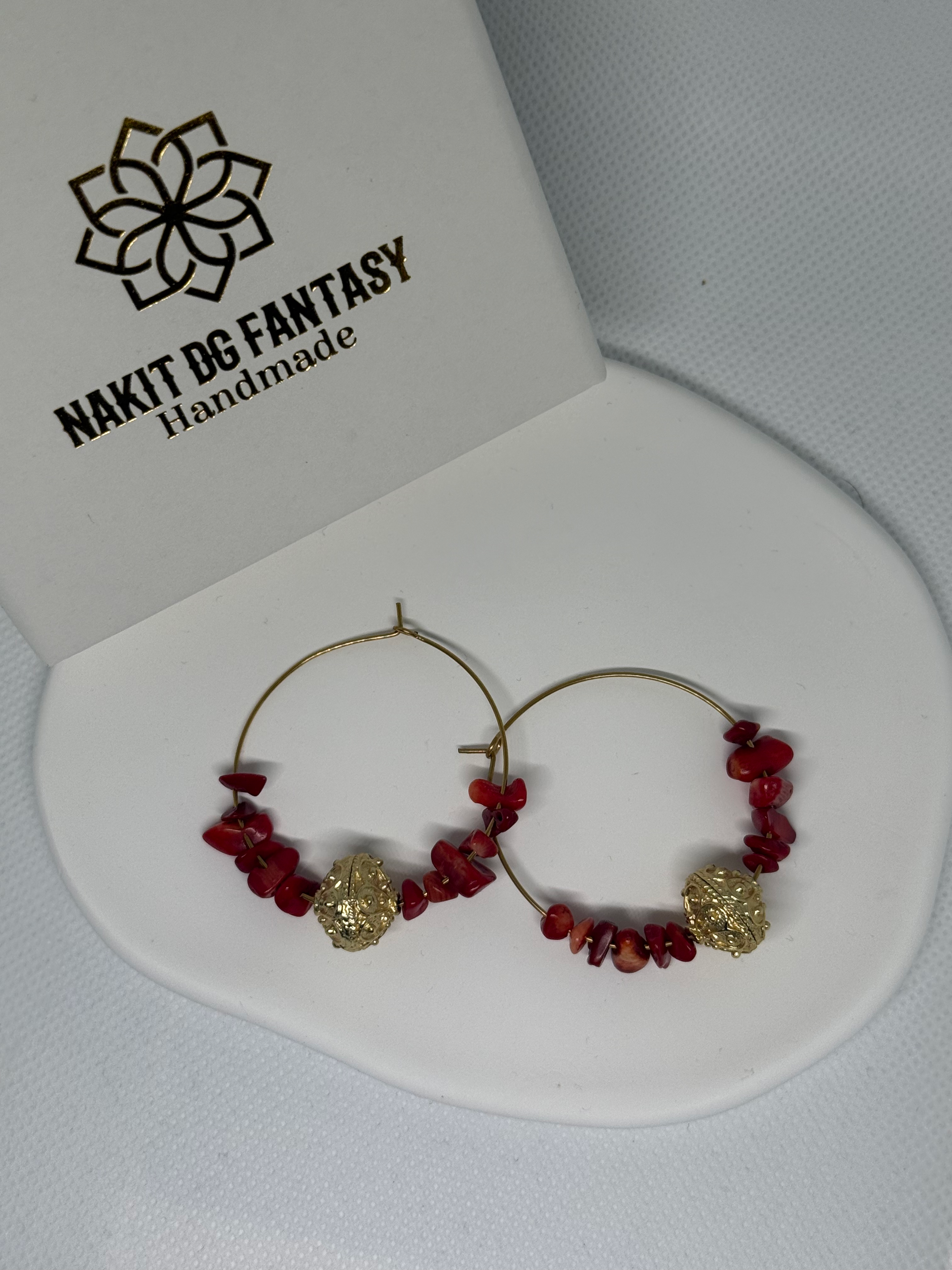 Naušnice Coral Botun