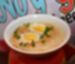 ★ Congee - Chicken & Ginger w/Egg (AKA Lugaw/Arozcaldo)