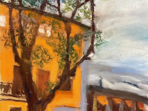 One Fine Day | Toledo Spain | Pastel on Paper | By Susan Cua Impressionist Artist
