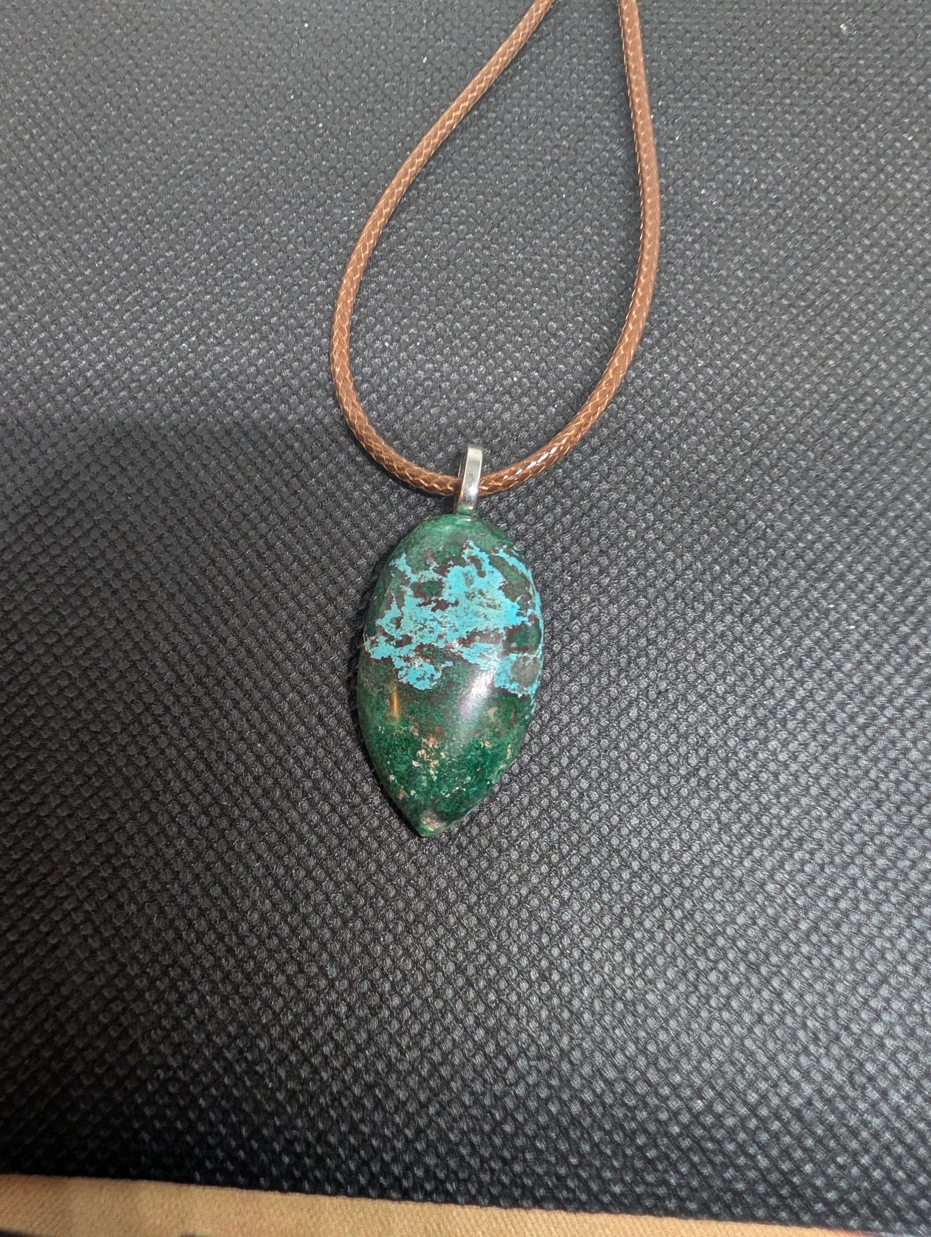 Freeform necklace, Chrysocolla & Turquoise