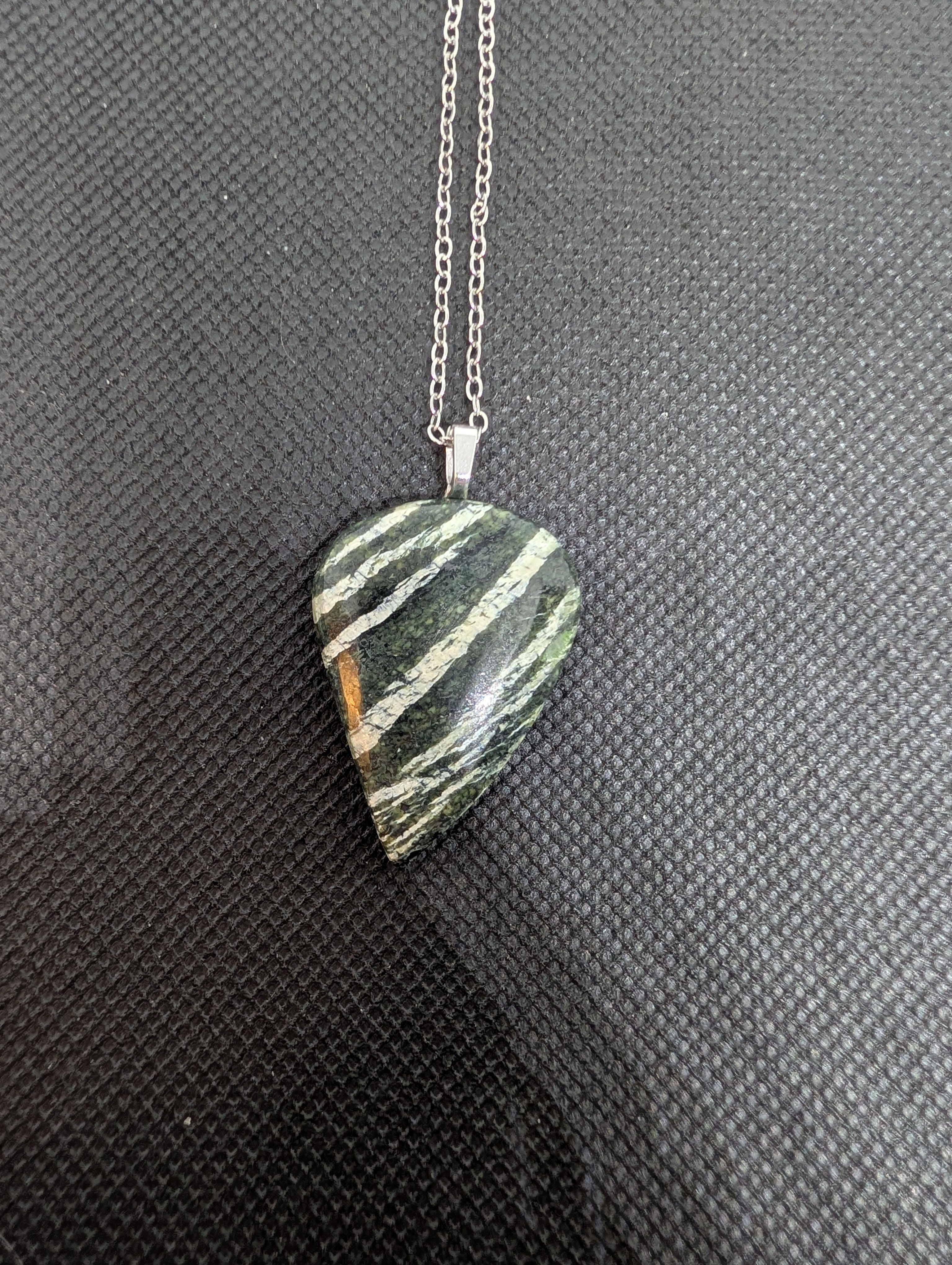 Freeform necklace, Swiss Opal