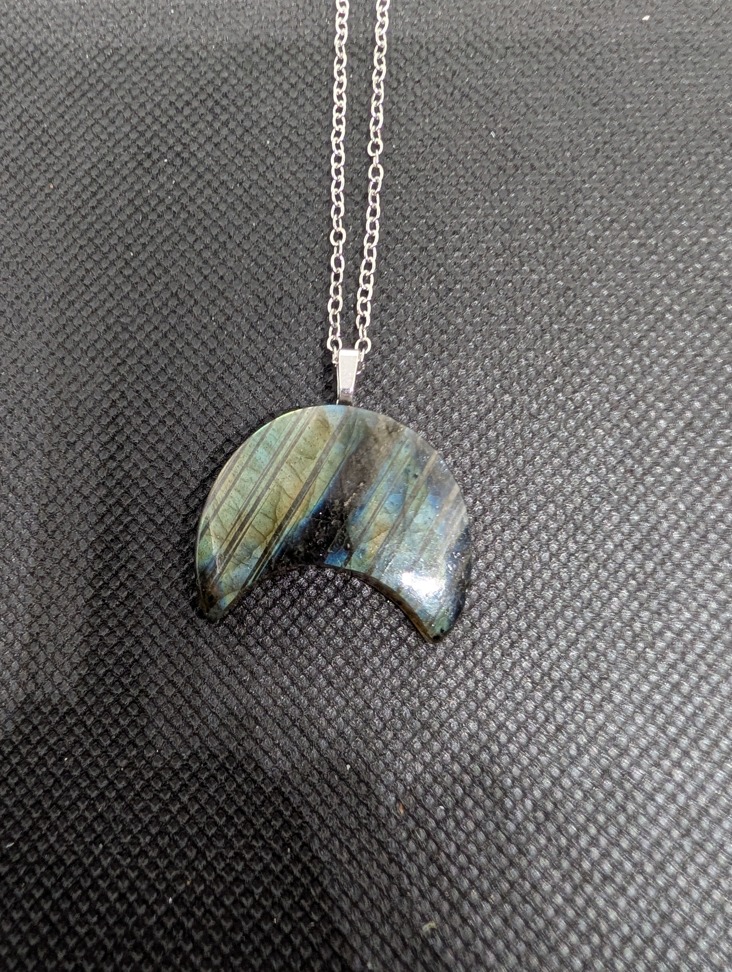 Freeform necklace, Labradorite