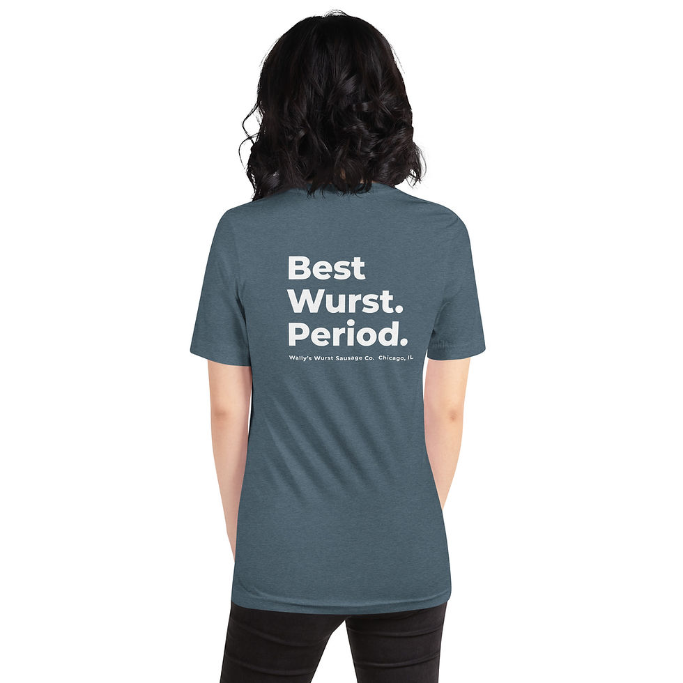 Thumbnail: Da Best Wurst Period Unisex t-shirt