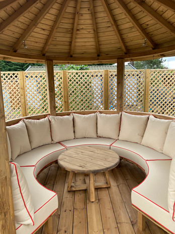 Orchid bench seating