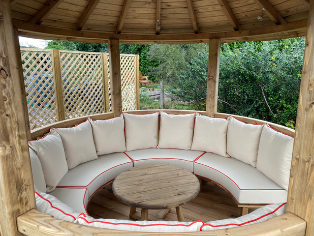Orchid bench seating
