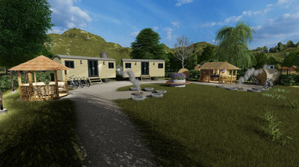 Outdoor dining - Glamping
