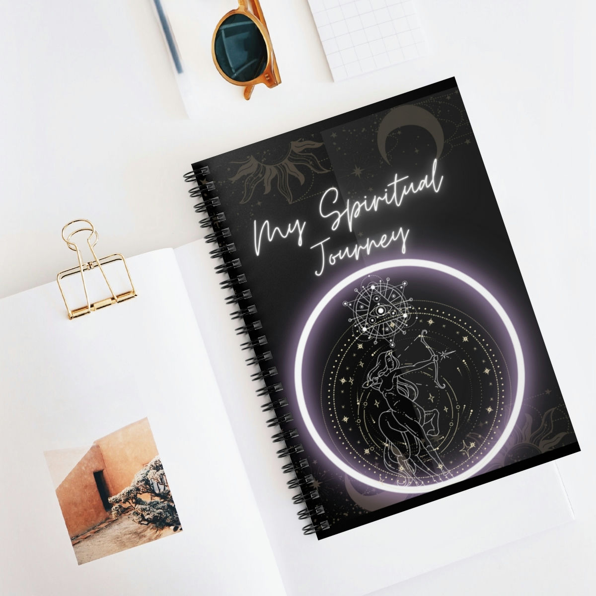 Sagittarius Spiral Notebook - Ruled Line