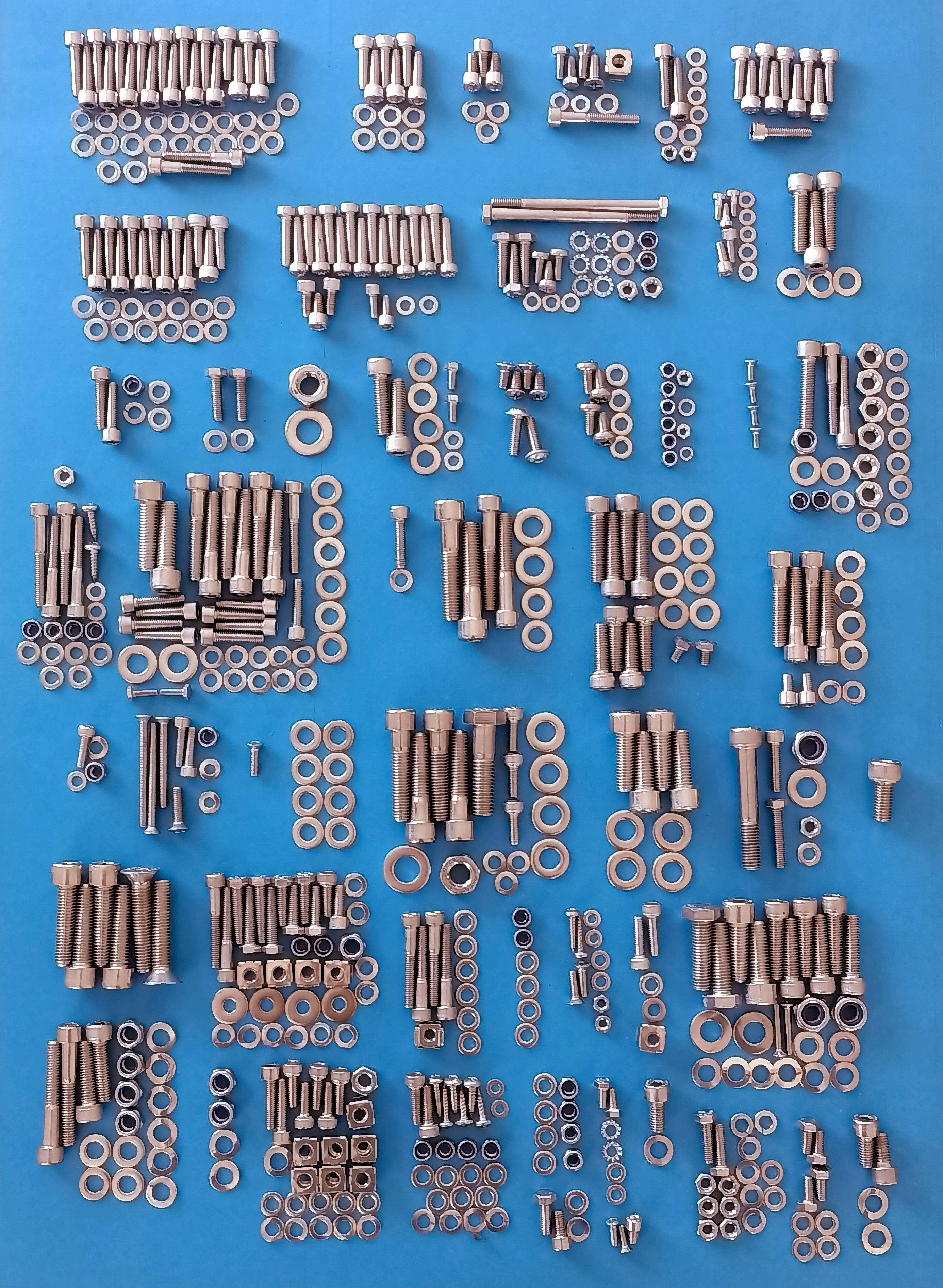 BMW K75 (0561) Complete Stainless Steel Bolt Set - 618 Pieces