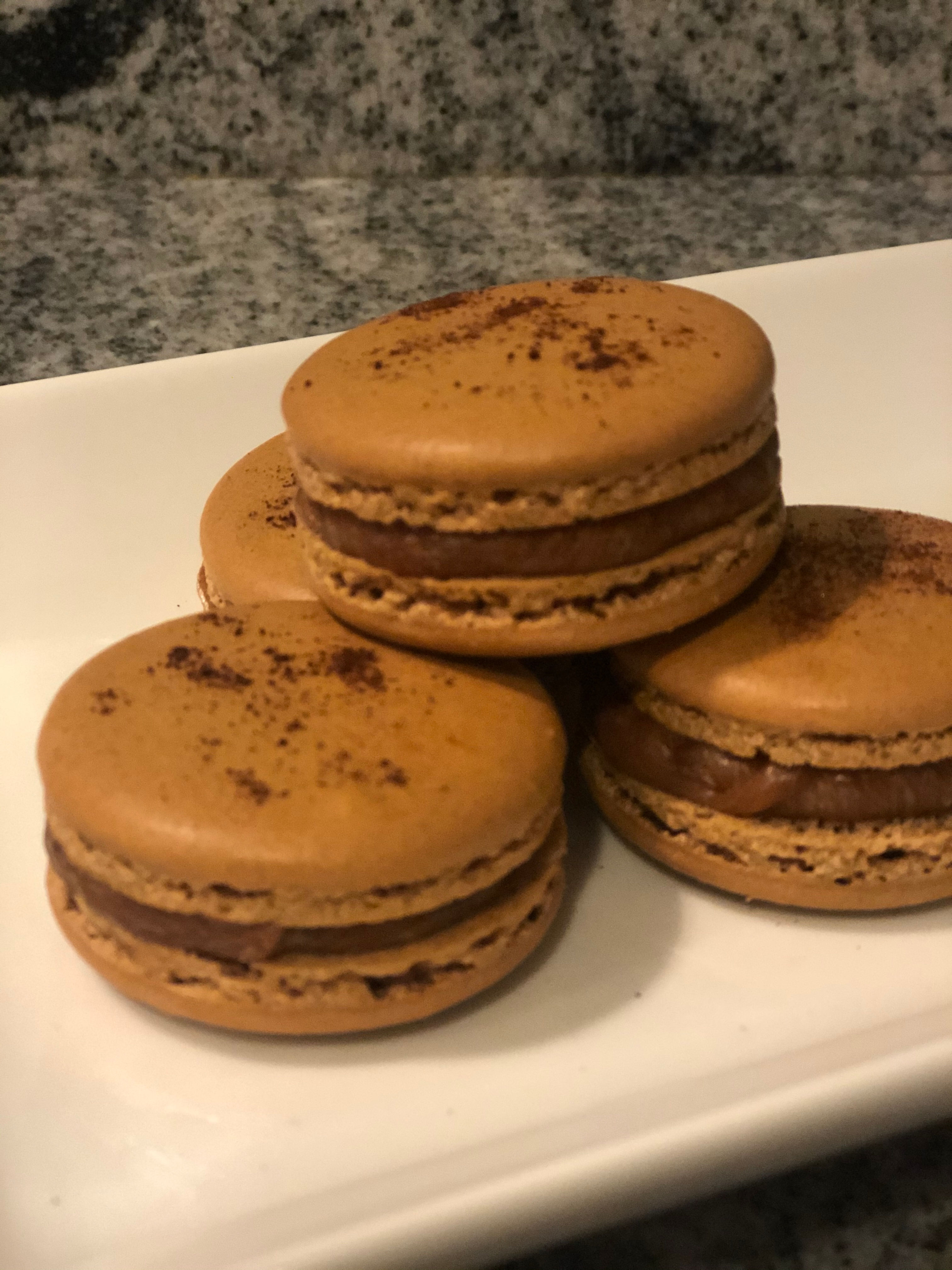Chocolate Ganache Macarons