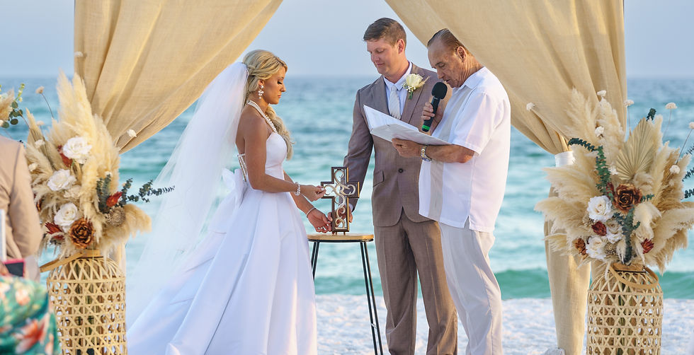 Wedding Package With Arbor In Destin Florida