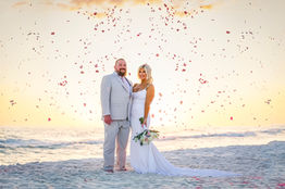 Beach wedding ceremony location on the Emerald Coast near Destin