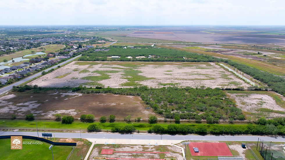 Homesite for building a new home at Sendero Estates in Pharr, Texas