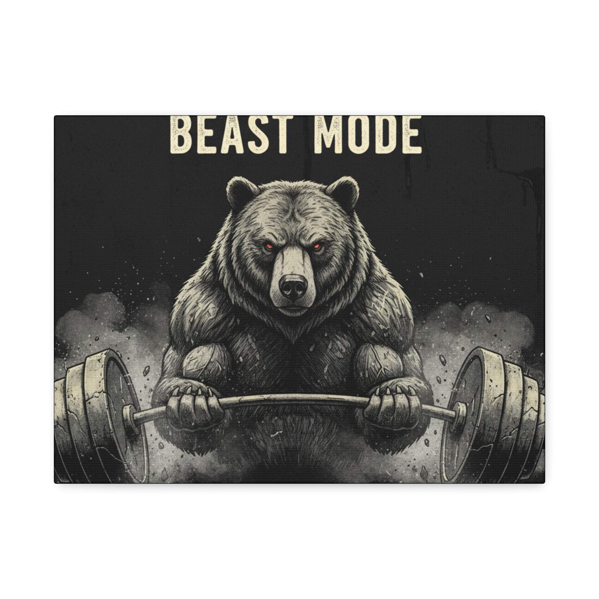 Bear Canvas Print – Beast Mode
