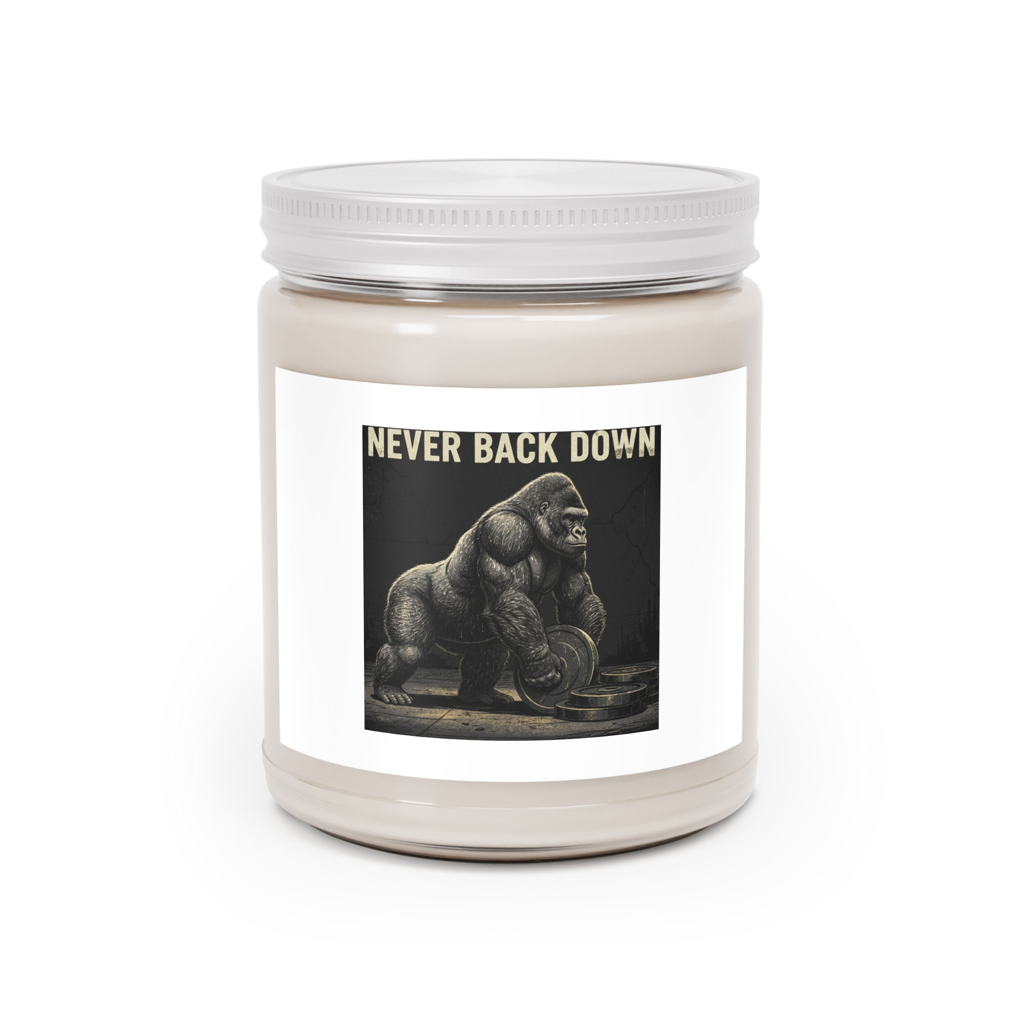 Gorilla Scented Candle – Never Back Down