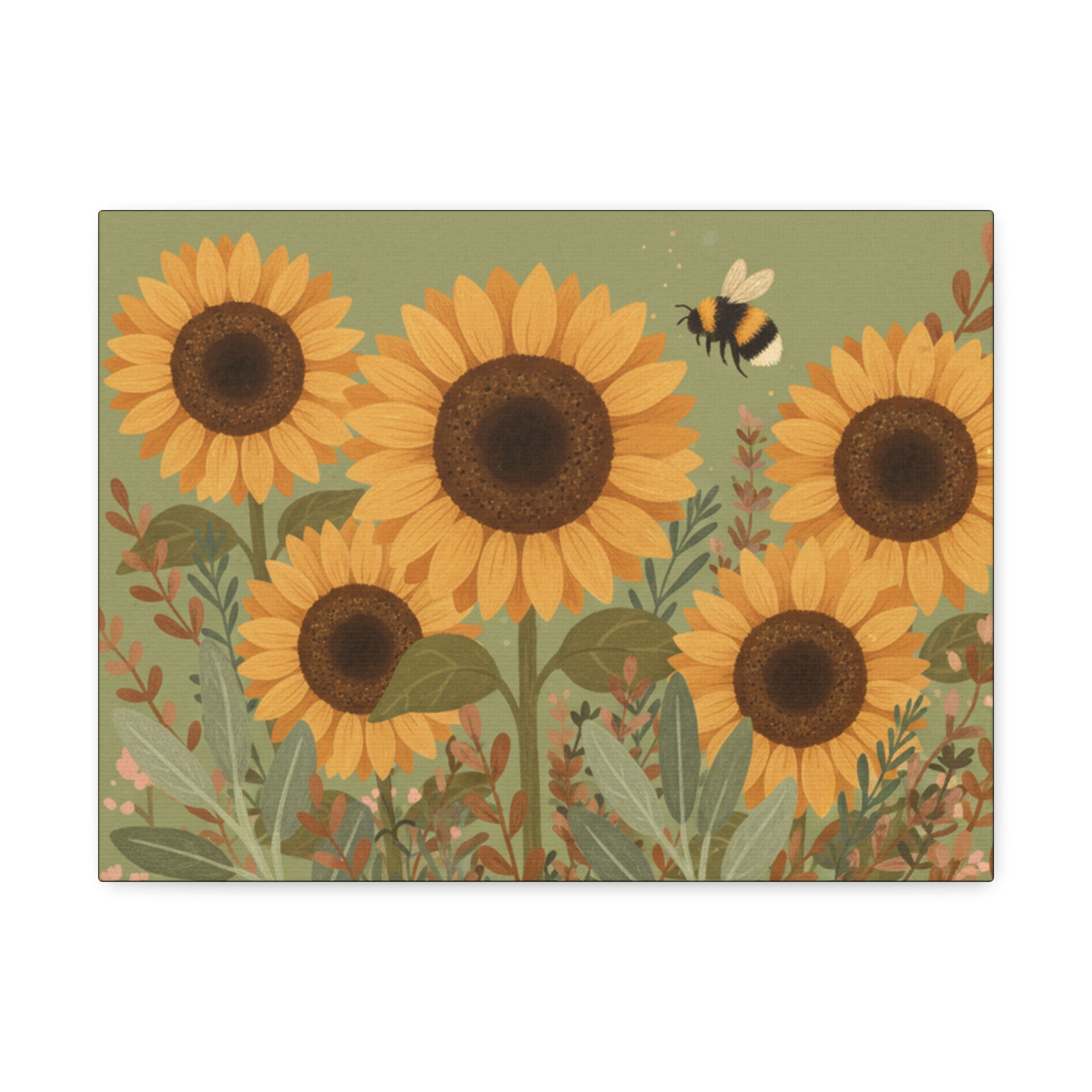 Bee Canvas Print – Handmade With Heart