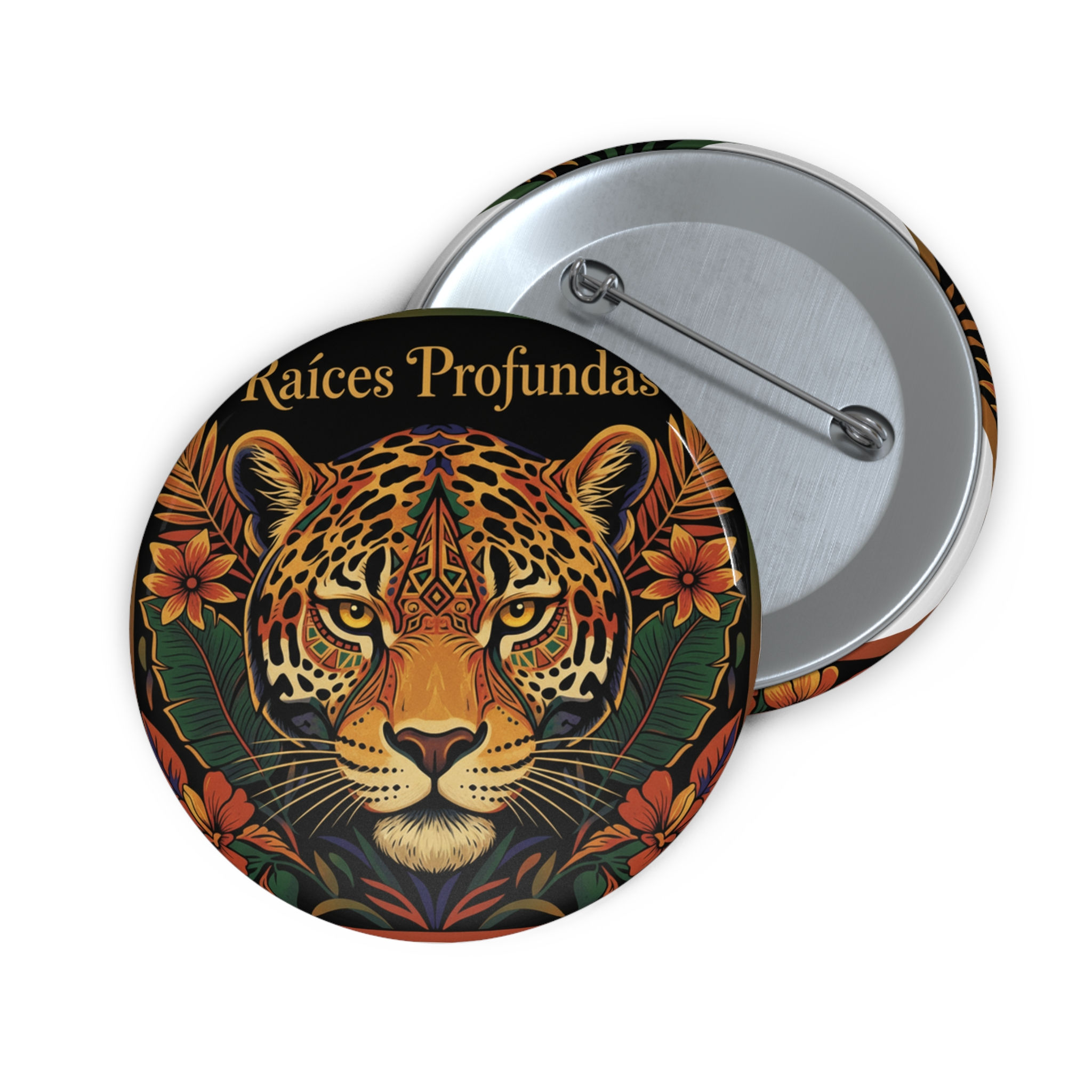 Jaguar Pin Button – Races Profundas