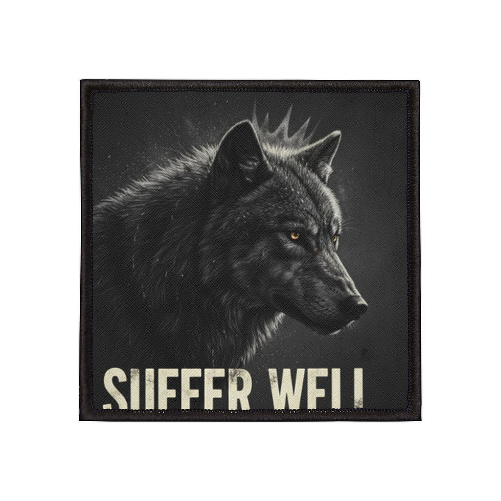 Thumbnail: Wolf Iron-On Patch – Suffer Well