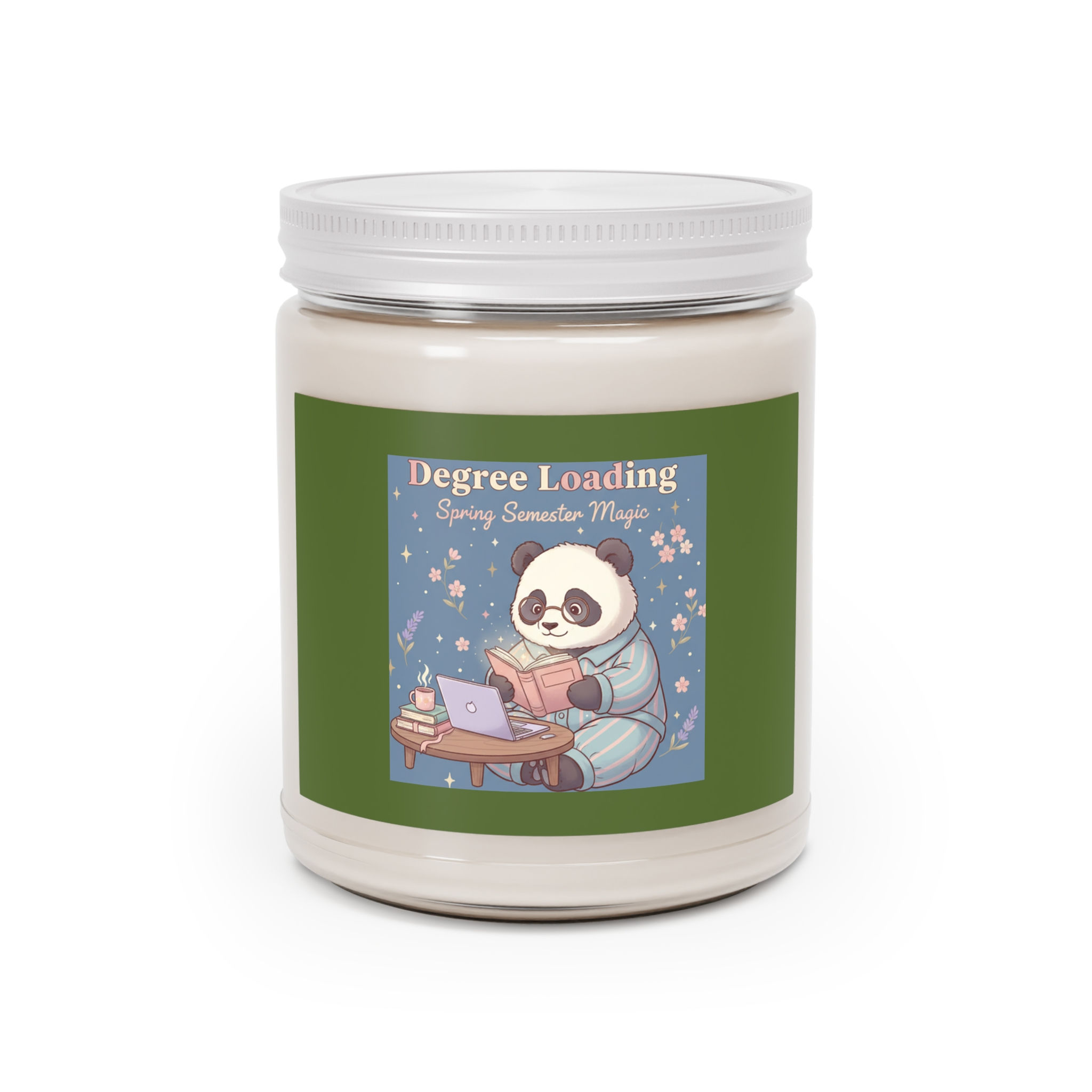 Panda Scented Candle – Degree Loading Spring Semester Magic