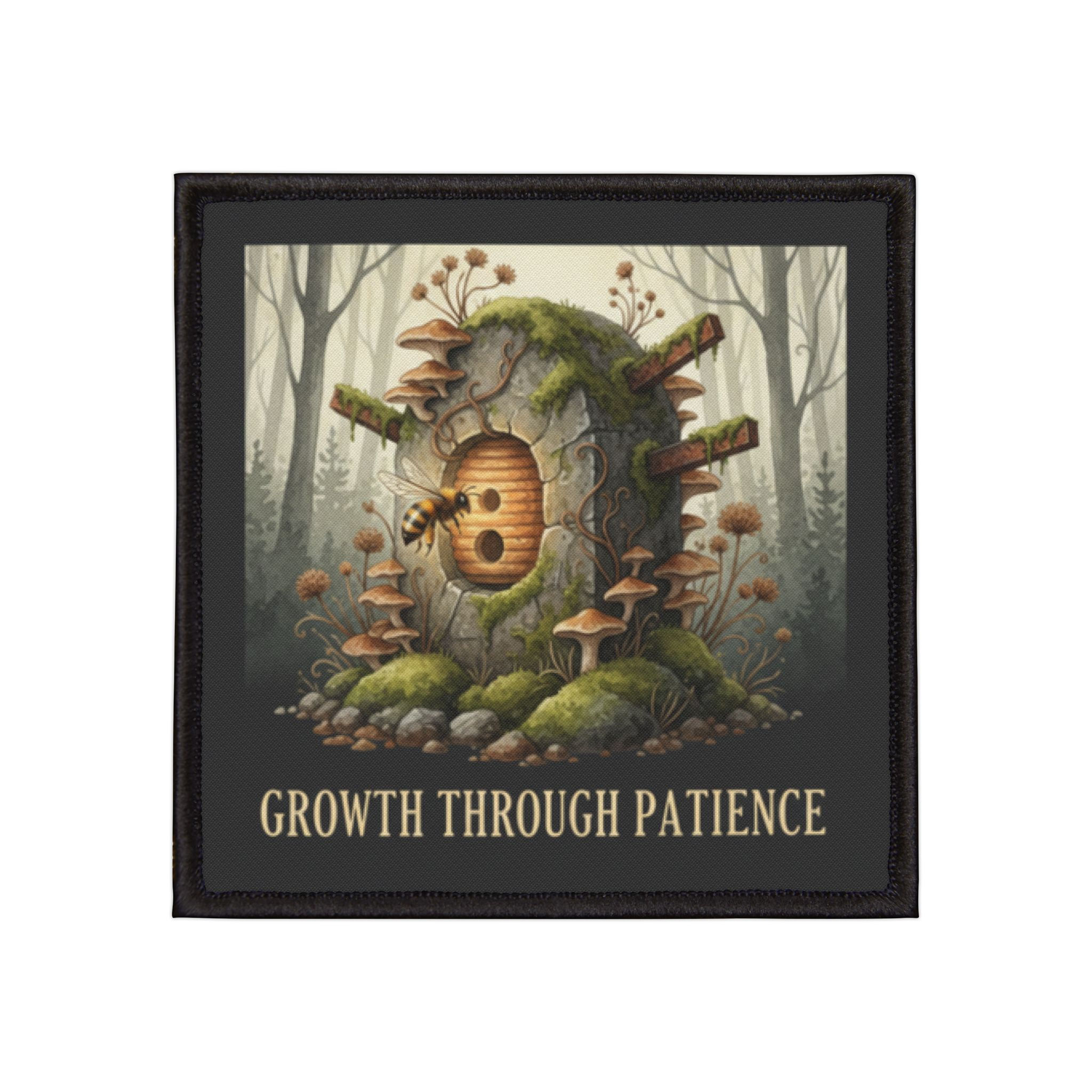 Honeybee Iron-On Patch – Growth Through Patience