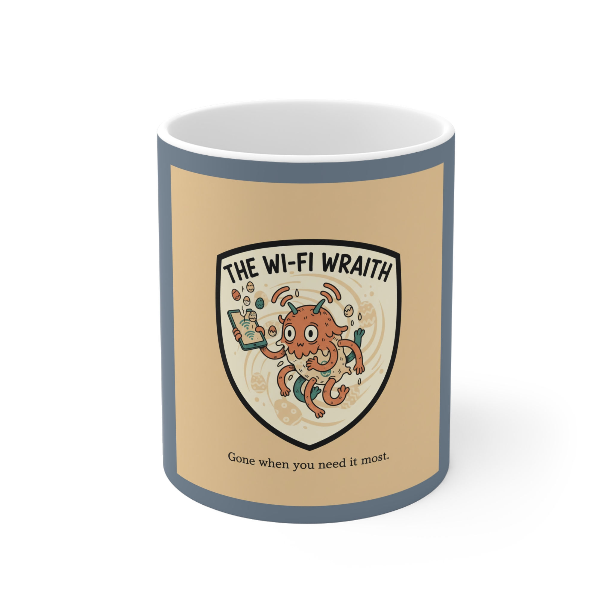 Wifi Wraith Mug 11oz – Gone When You Need it Most