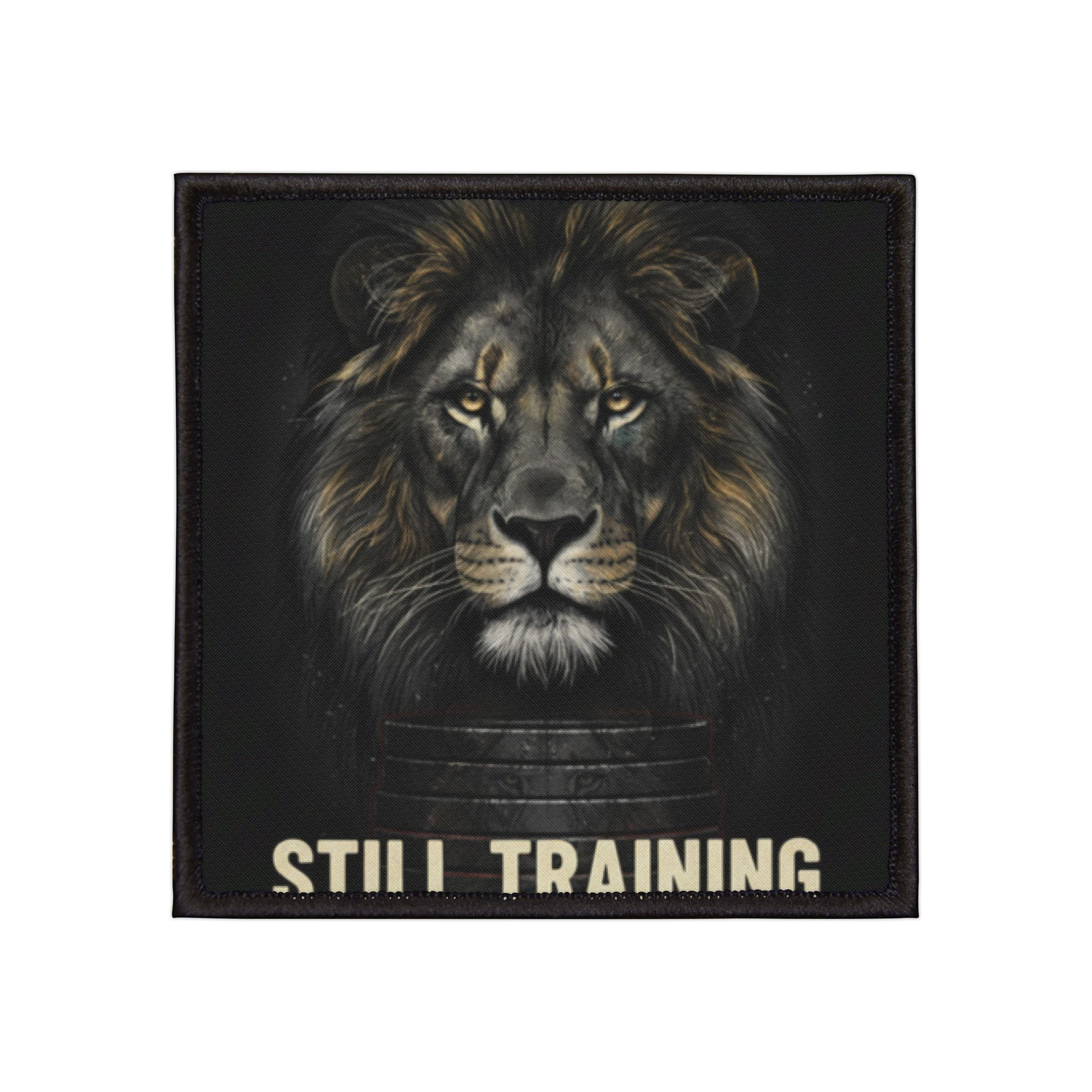 Lion Iron-On Patch – Still Training