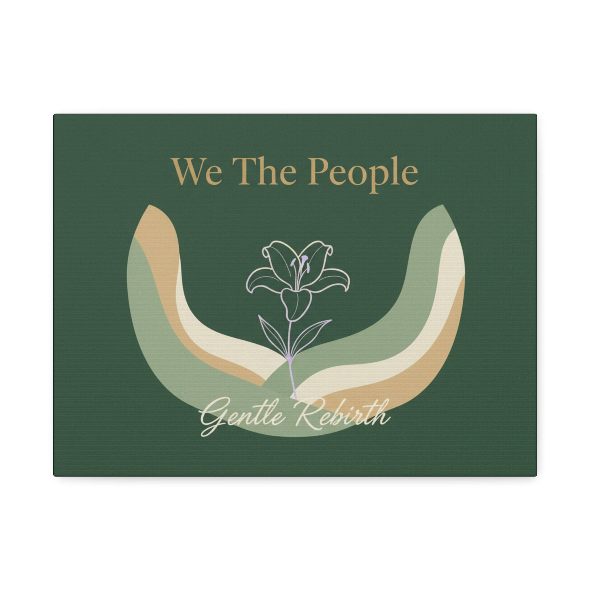Floral Arch Canvas Print – We the People Gentle Rebirth